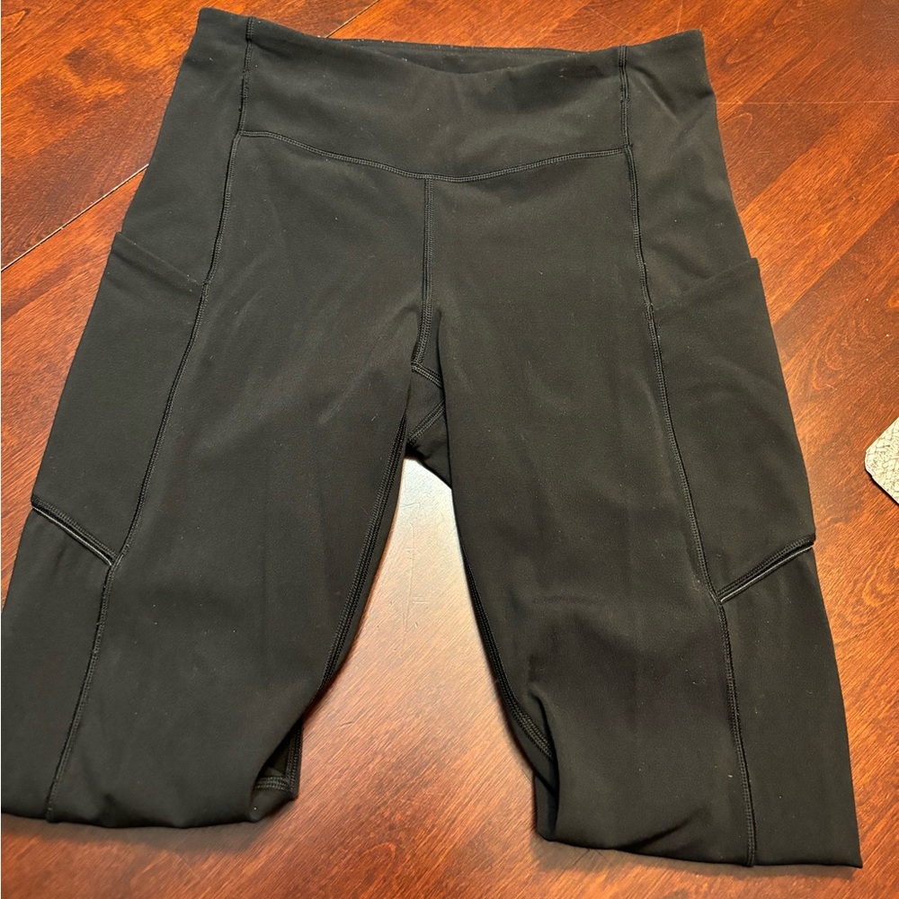 Lululemon Fast & Free black leggings, Size 4